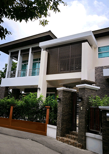 รับสร้างบ้านคุณนิตยา ไกรนคร - คุณอนุรักษ์ จีรบุณญ์