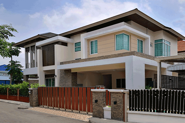 รับสร้างบ้านคุณนิตยา ไกรนคร - คุณอนุรักษ์ จีรบุณญ์